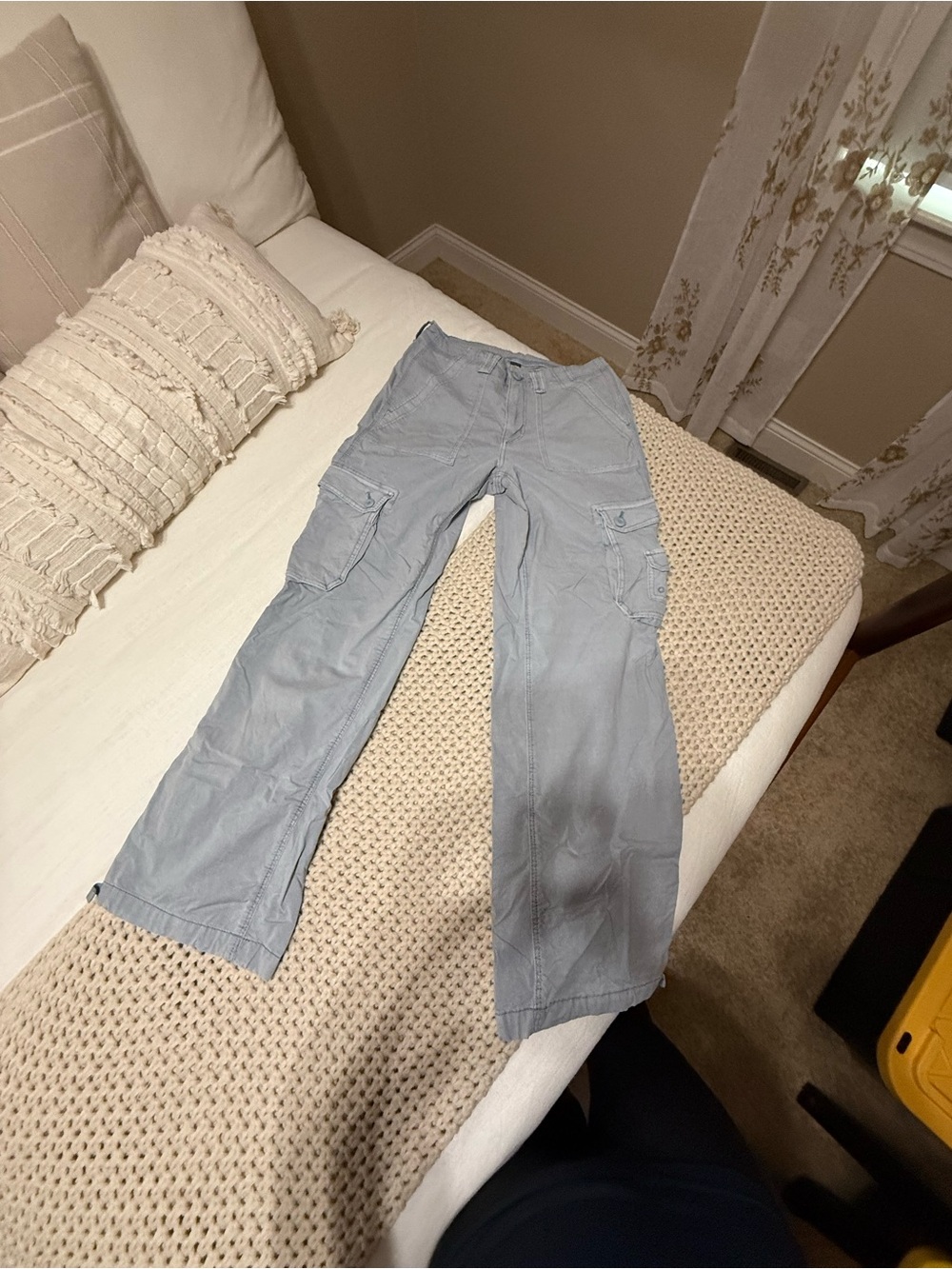 American Eagle Outfitters Light Blue Cargo Pants